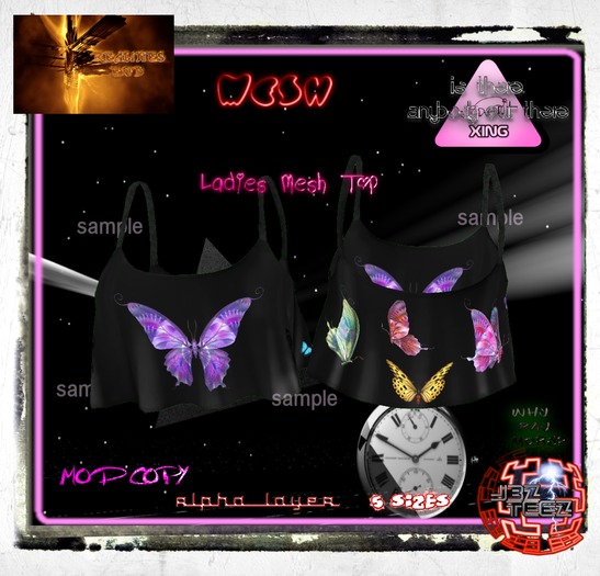 Cardboard box SLX Butterfly  top