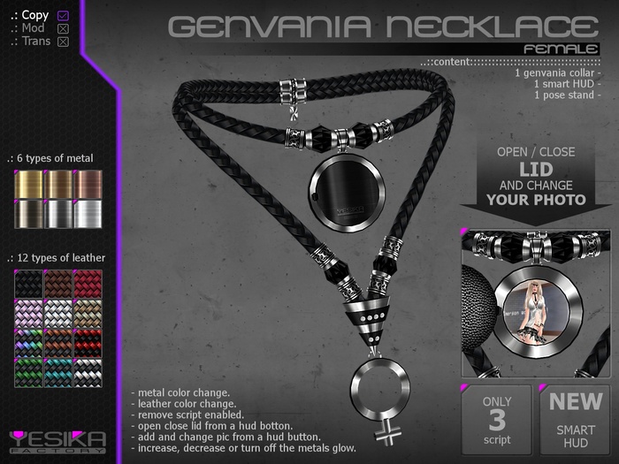 YF-Genvania Necklace Female (wear) v 3X