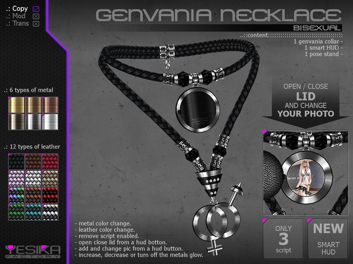 YF-Genvania Necklace Bisexual (wear) v 3X