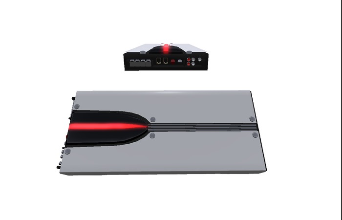 *Traditions* Retro Amp White/Red