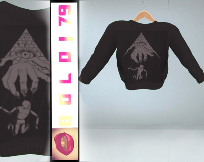 .:B79:. Mesh illumi/All Seeing Sweater