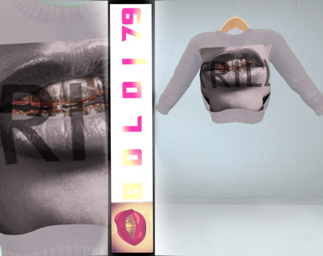 .:B79:. Mesh TRILL Sweater