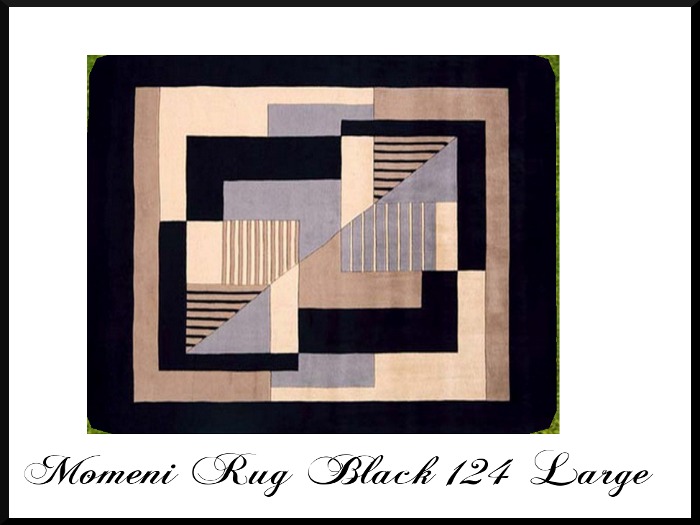 Modern Rug 124 Black