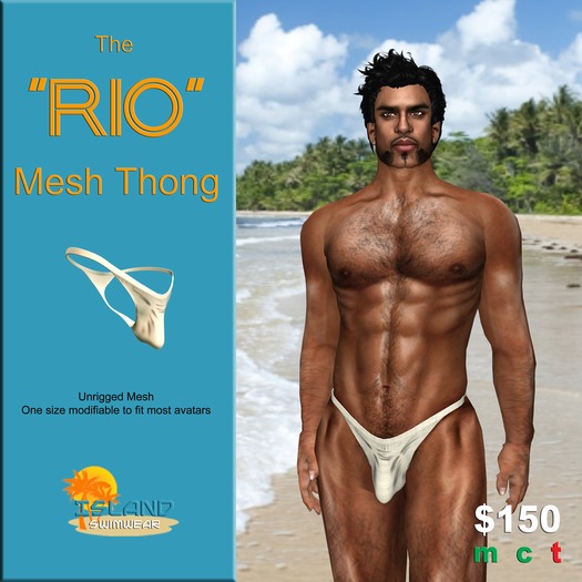 Sand "RIO" Mesh Thong