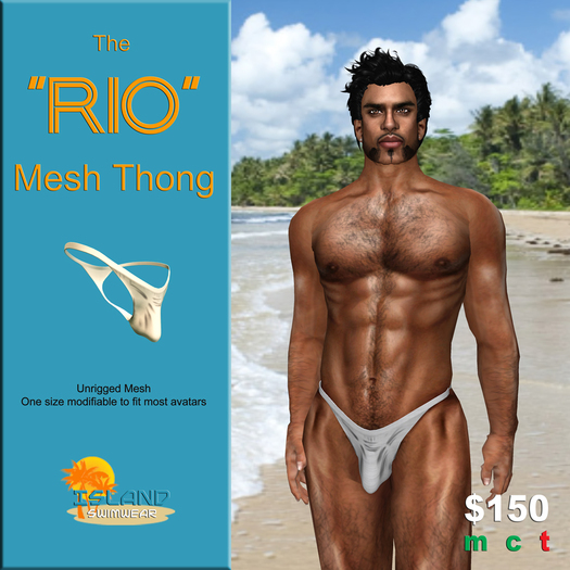 Alloy "RIO" Mesh Thong