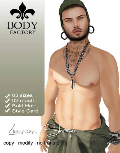 [BODY FACTORY] Shape Lennon