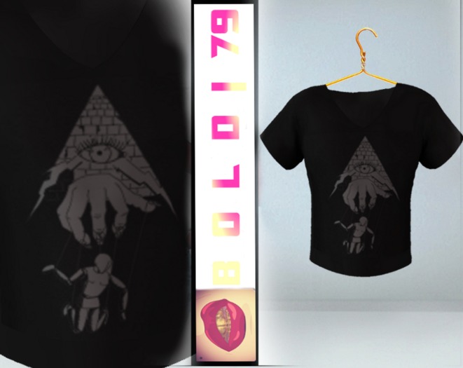.:B79:. Mesh Illumi/ All Seeing V-Neck [Male]