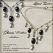 Sw 'jheris' necklace obsidian