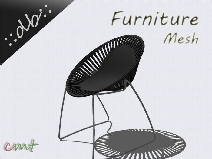 ::db furniture:: Black design chair