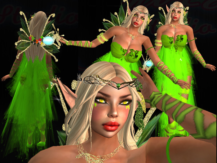 Mystic Wood Elf Lady OUTFIT