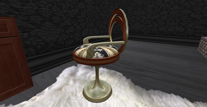 Rosewood Vanity Chair