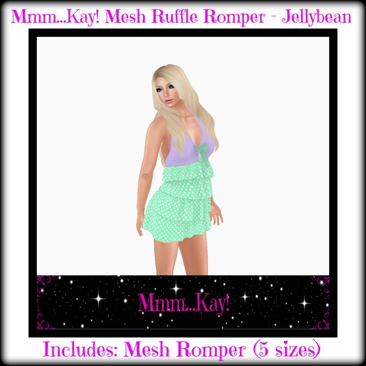 Mmm...Kay! Ruffle Romper - Jellybean