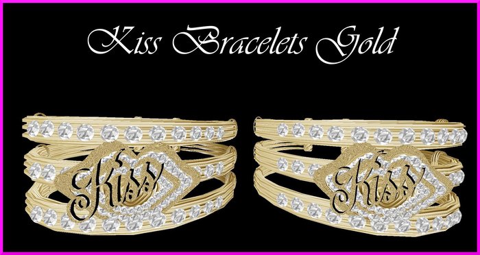 Kiss Bracelets Gold
