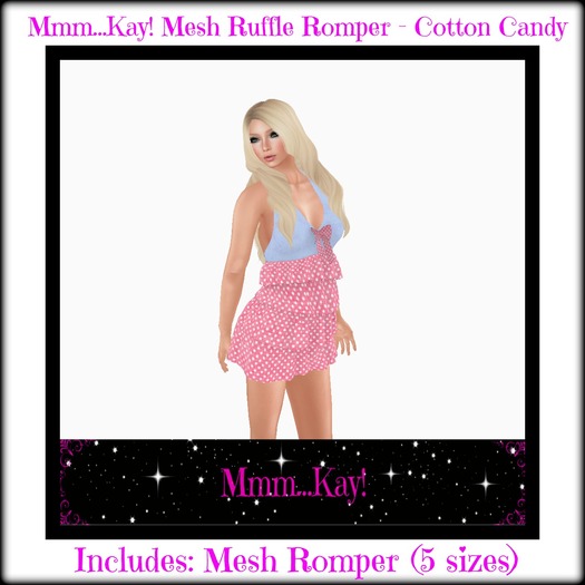 Mmm...Kay! Ruffle Romper - Cotton Candy