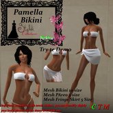 Pamela Bikini Set Vinyl White
