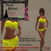 Paris Bikini Set Jaune Fluo