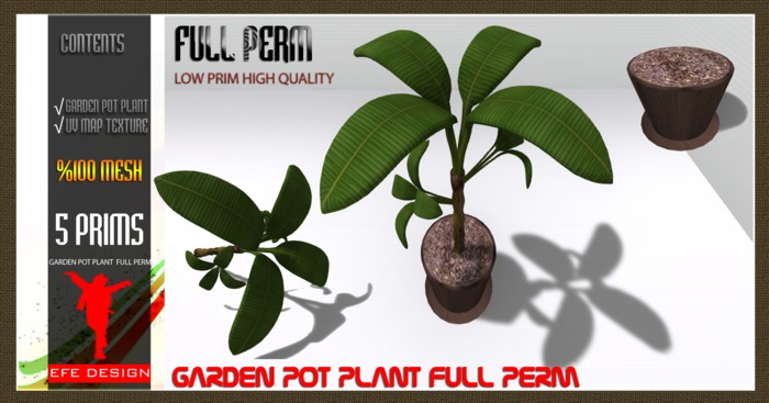 Garden Pot Plant Full Perm