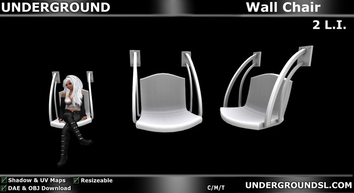 (UG) - Wall Chair (Boxed) 