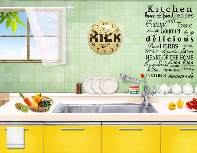 Talking In The Kitchen Wall Sticker