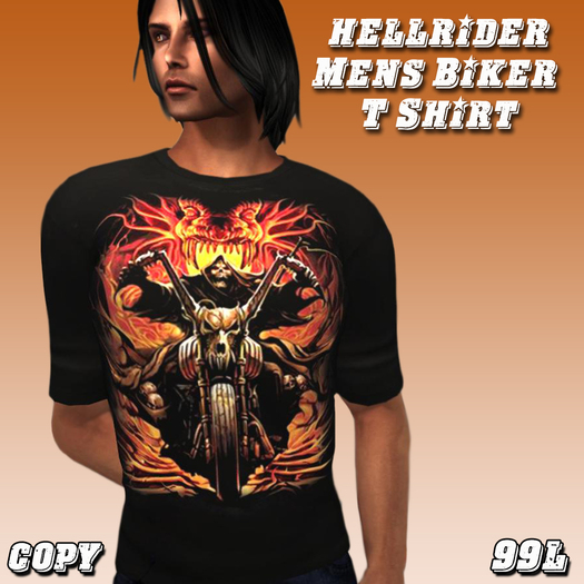 Souled Out Mens Hell Rider Mesh T