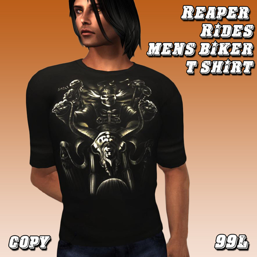 Souled Out Mens Reaper Rides Mesh T