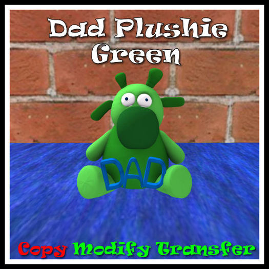 *TLD* Dad Plushie-Green/Blue