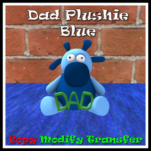 *TLD* Dad Plushie-Blue/Green