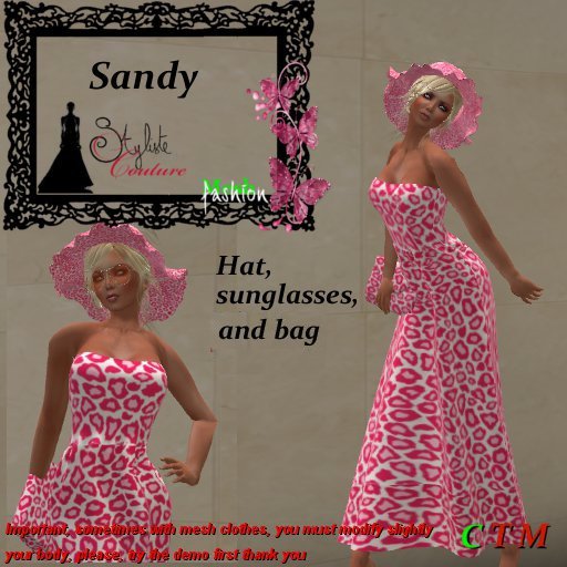 Sandy Leo Pink + Hat