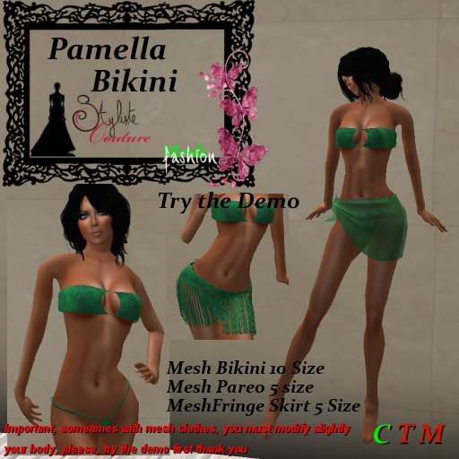 Pamela Bikini Set Green