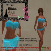 Paris Bikini Set Fluo Bleu