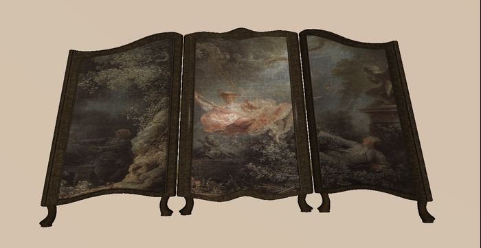 Medieval Dressing screen privacy full perms texture
