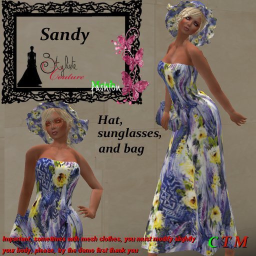 Sandy Bleu Tournesol + Hat