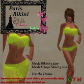 Paris Bikini Set Vert fluo