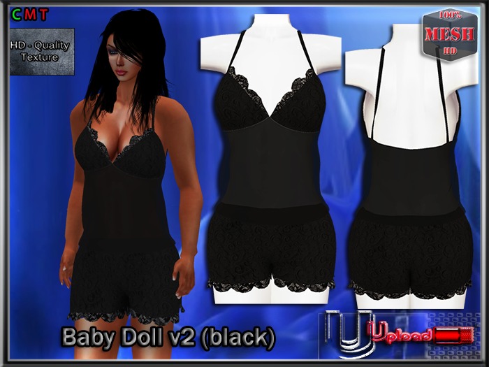 Upload[_]:: - Baby Doll v2 (black)