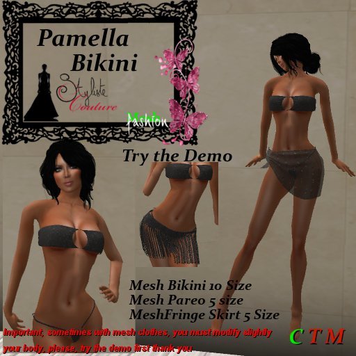 Pamela Bikini Set Sequin Line
