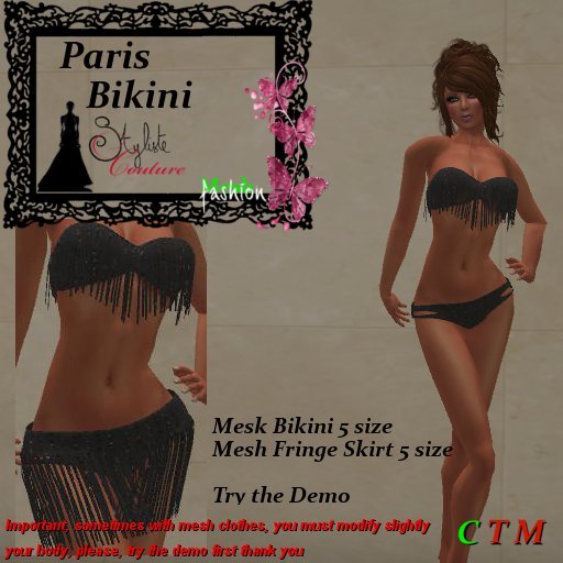 Paris Bikini Set Sequin Line