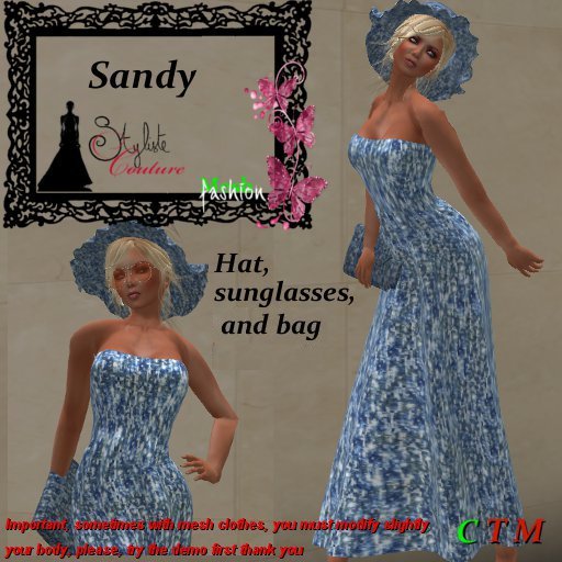 Sandy Bleu Sequin+Hat