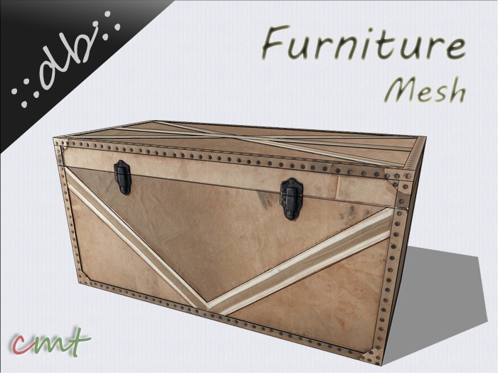 ::db furniture:: Vintage leather chest