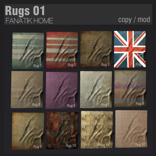 :FANATIK HOME: Rugs - mesh carpet set