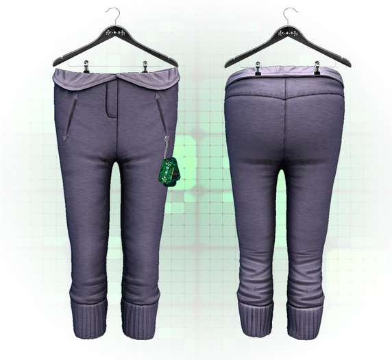 :{F.A.D.}: Frayed Shorts PURPLE