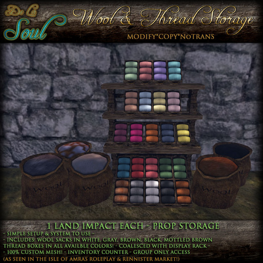 DLS~[G&S] Storage - Wool & Thread v1.3 (RETIRED)