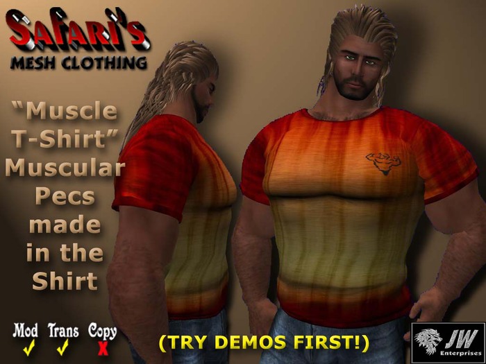 Safari's - Muscle T-Shirt DEMOS