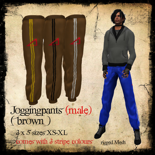 ::Chaly's:: Jogging Pants brown