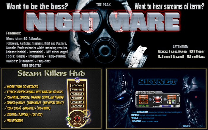 NIGHTMARE Pack Huds
