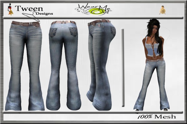 LowCut Jeans White Wash