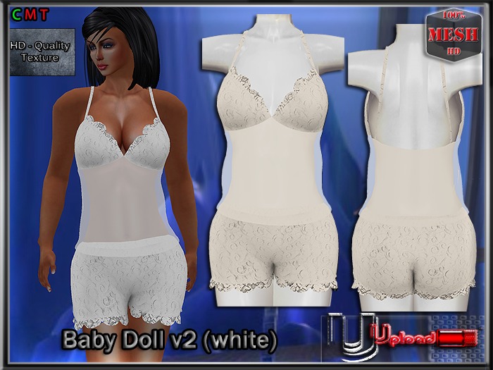 Upload[_]:: - Baby Doll v2 (white)