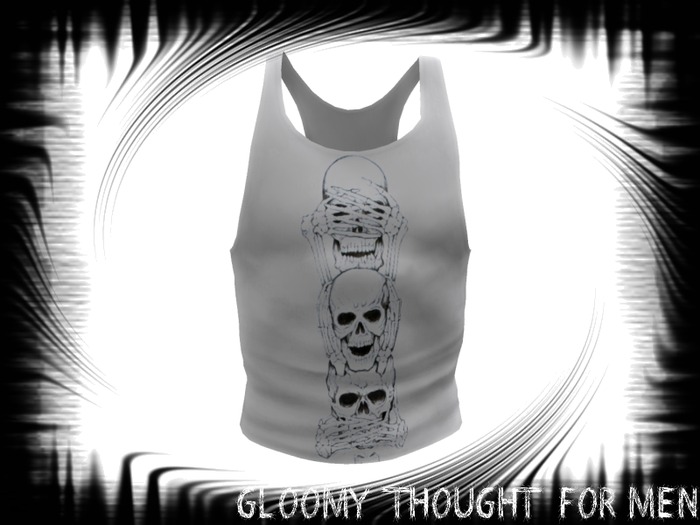 ^^GT^^ Monkey Skull Tank Top men