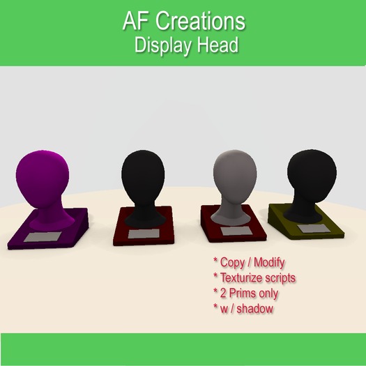 AF Creations - Display Head