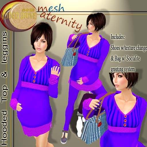 Maternity Purple Set with bag