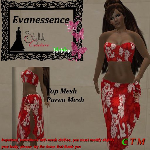 Evanessence Summerbeach Rouge WHite FLower